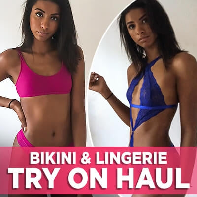 A Hot Lingerie & Bikini & Try On Haul Video