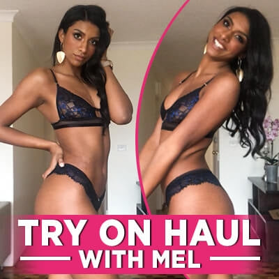 Bikini Try On Haul Video With Gorgeous Mel